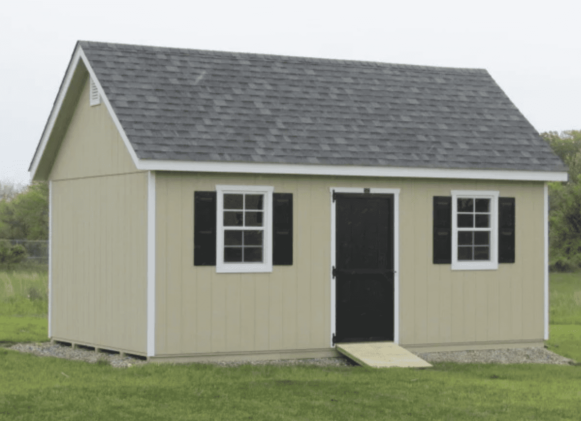 Outdoor shed built by B&B Decks