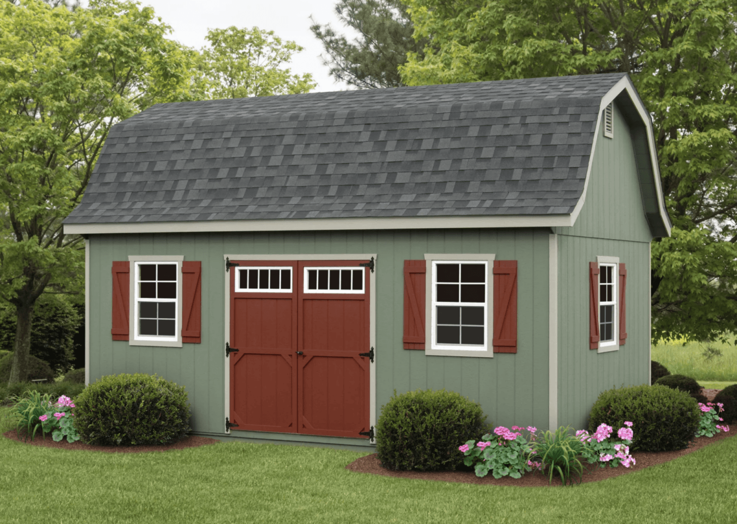 Detached custom shed by B&B Decks