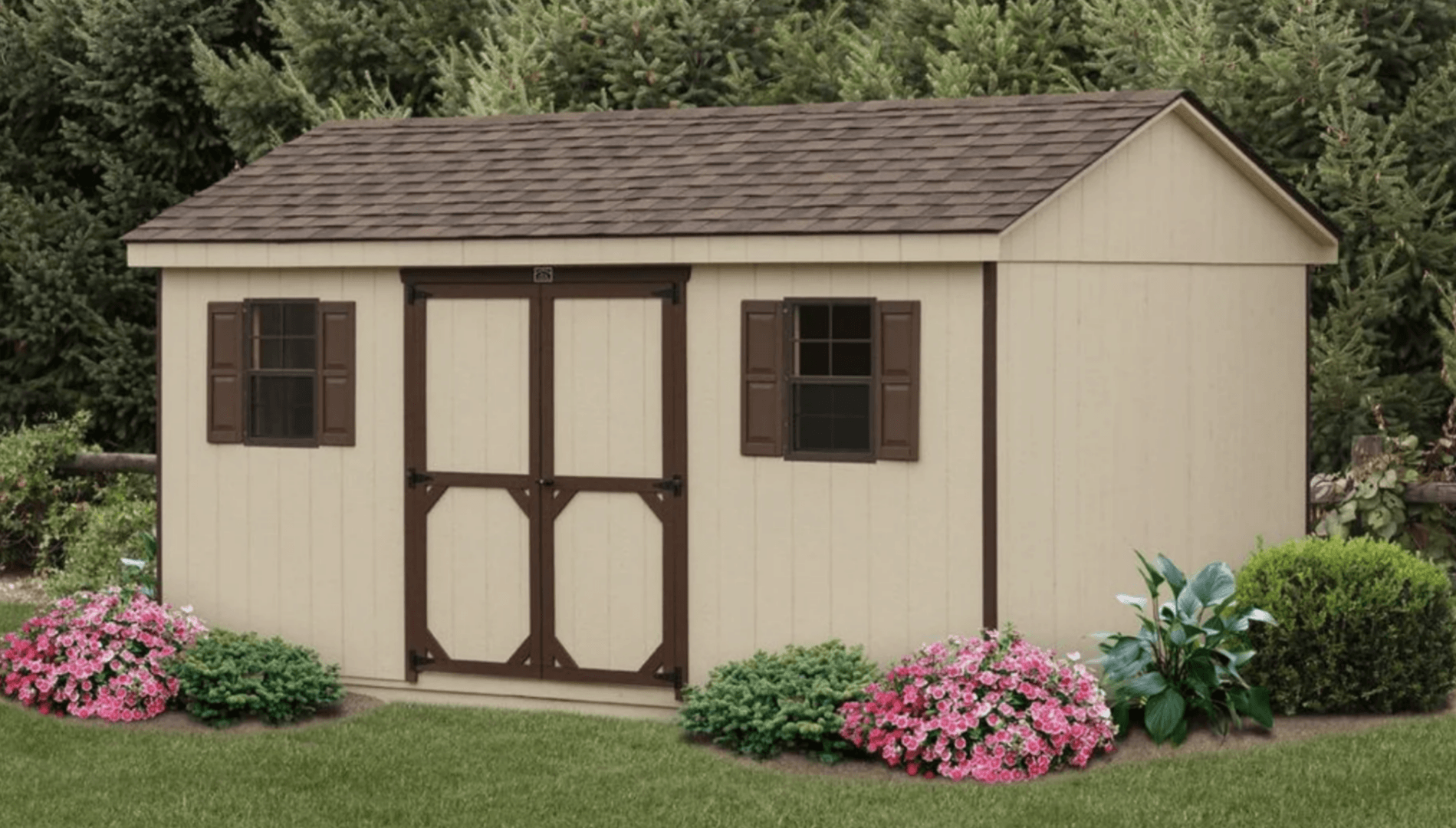 Backyard shed by B&B Decks