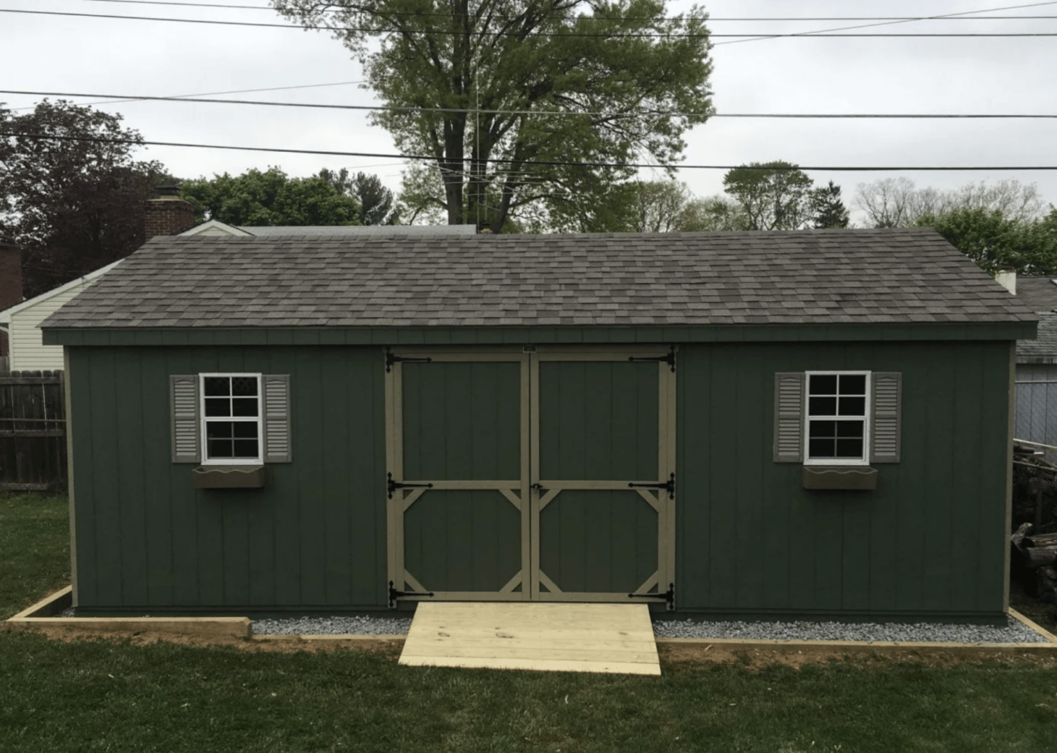 Custom shed by B&B Decks