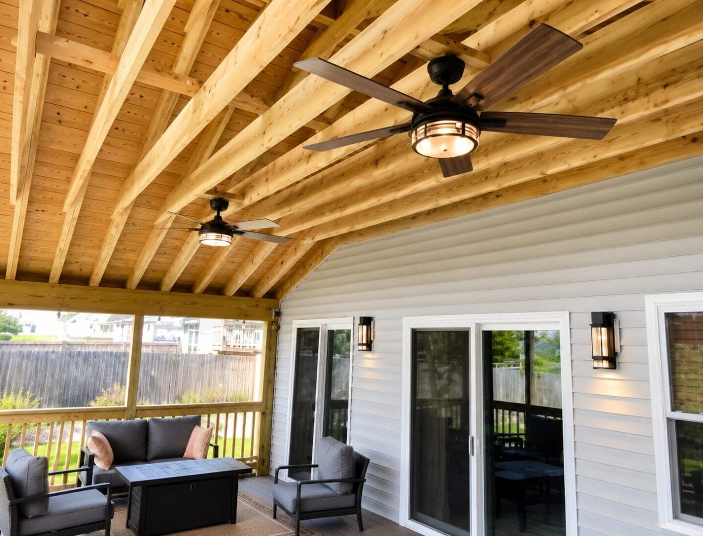 EZ Breeze porch system three-season outdoor living space