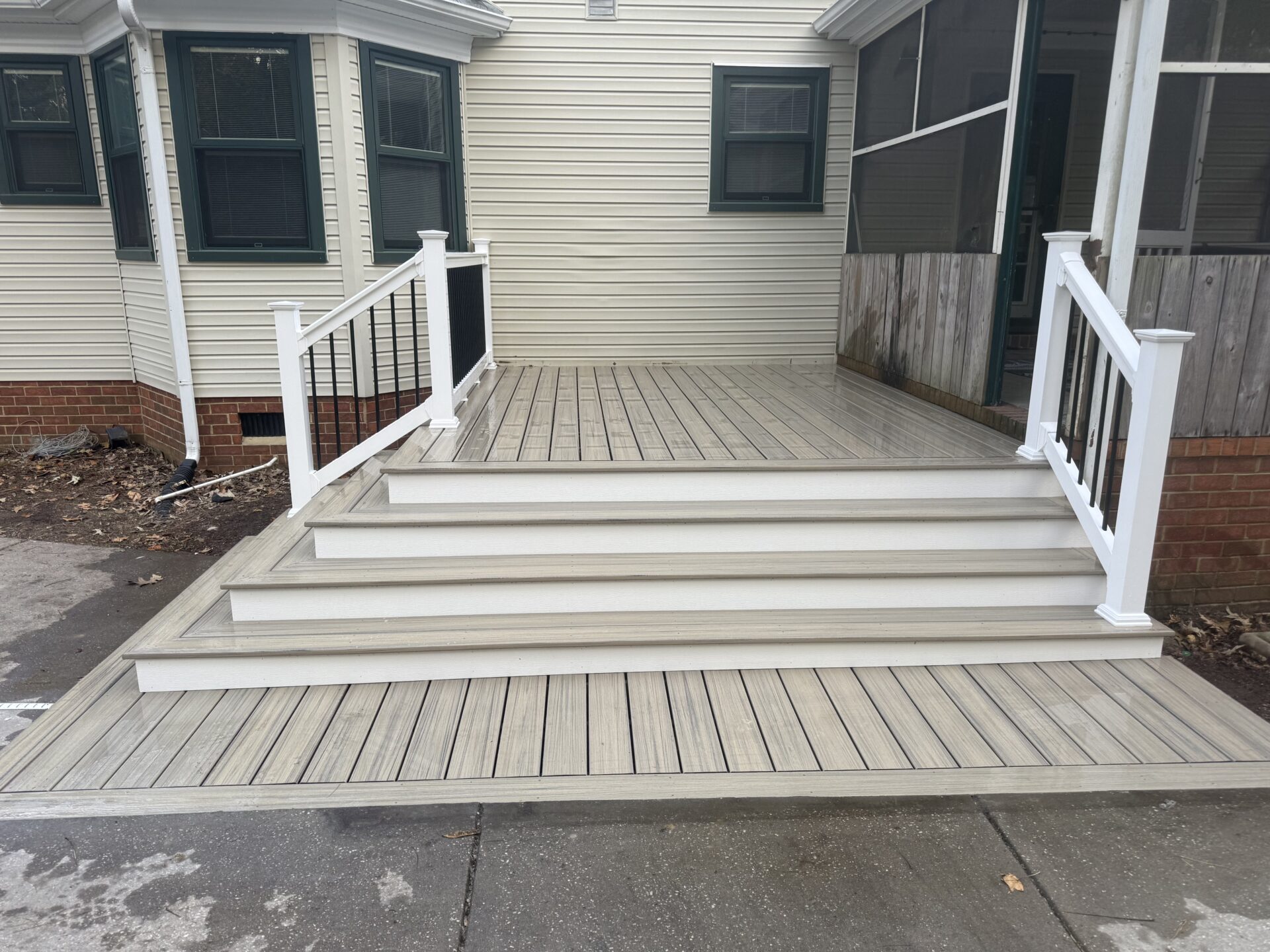 Deck replacement and composite deck upgrade in Hampton Roads