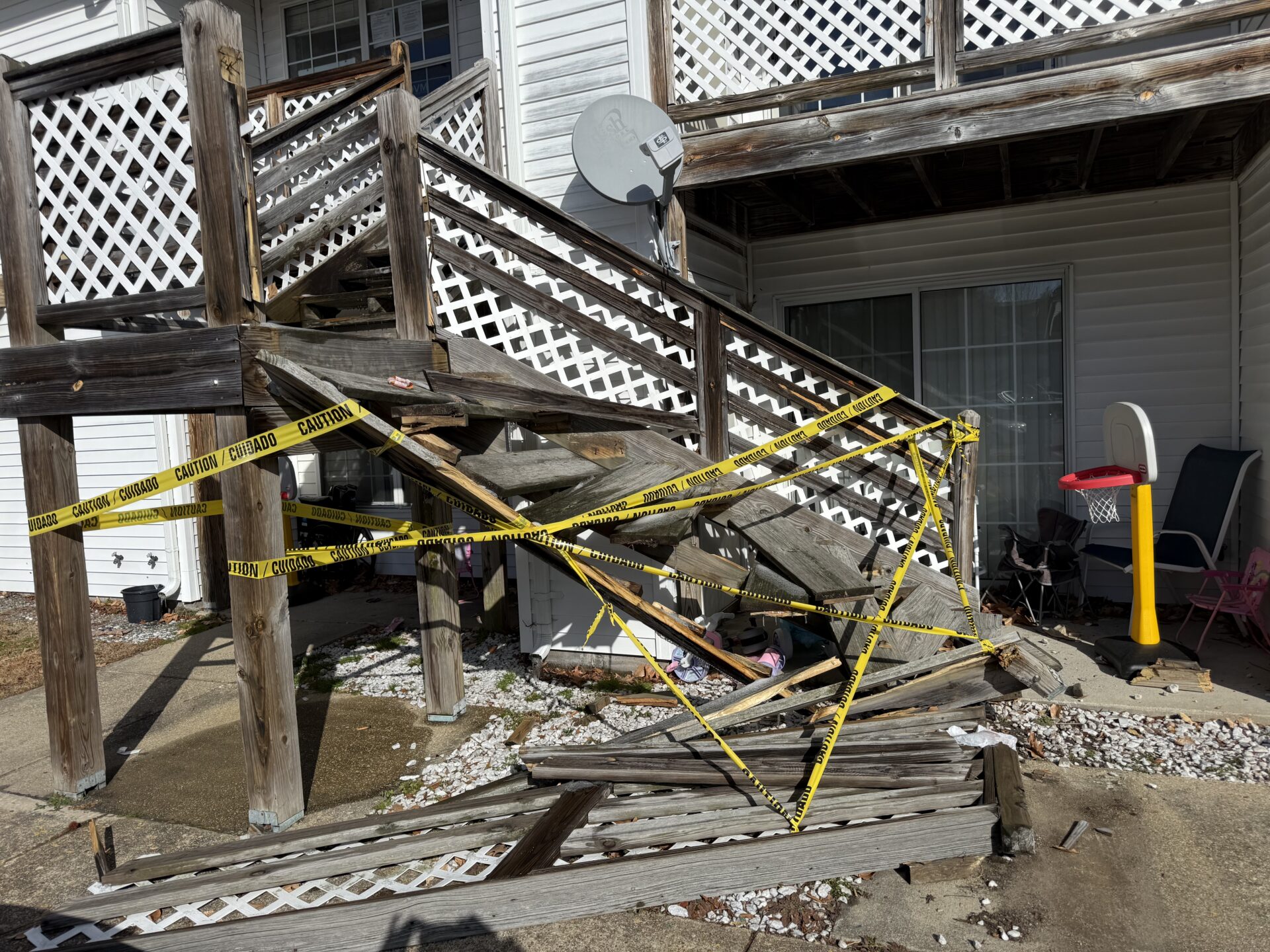 Deck replacement project by B&B Decks in Hampton Roads